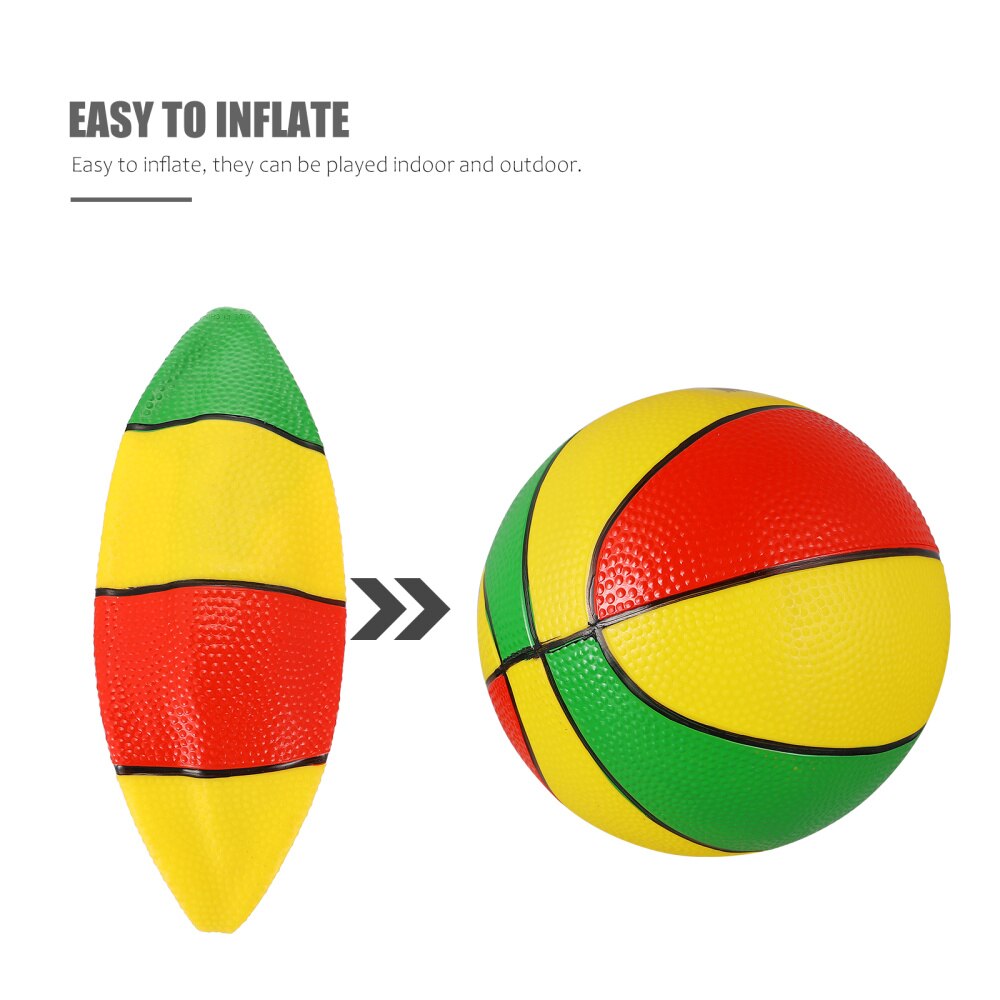 1pc Child Inflatable Child Basketball Kid Basketball Kids Plaything