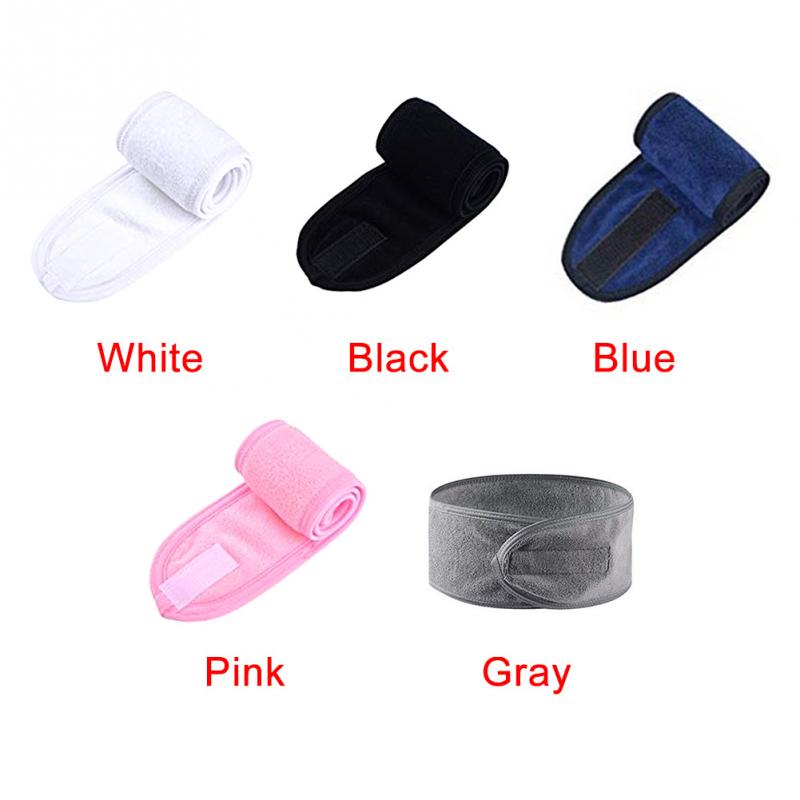 Vrouwen Mannen Mode Hoofdband Yoga Gym Sport Haarband Verstelbare Katoen Met Fastener Brede Elastische Voor Make Up En Wassen gezicht 3Pcs