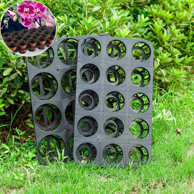 Plastic Nursery Pot 12/15 Holes Seed Grow Planter Box Greenhouse Seeding Garden Seed Pot Tray plant Seedling Tray Phalaenopsis