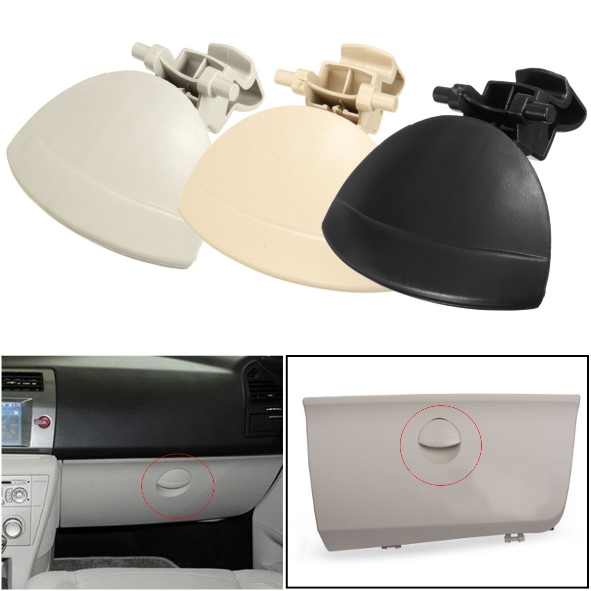 Auto Vervanging Plastic Handschoenenkastje Handvat Compartiment Dashboardkastje Reparatie Fix Voor Citroen C4