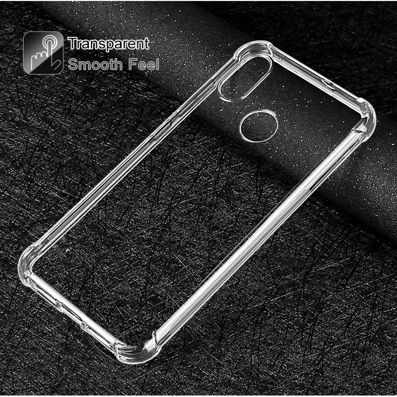For Xiaomi Max 2 3 Max2 Max3 Case Air Cushion Shockproof Airbag Clear Silicone TPU Back Cover Soft Case for Xiaomi Mi Max 2 3: Case & Screen Protector