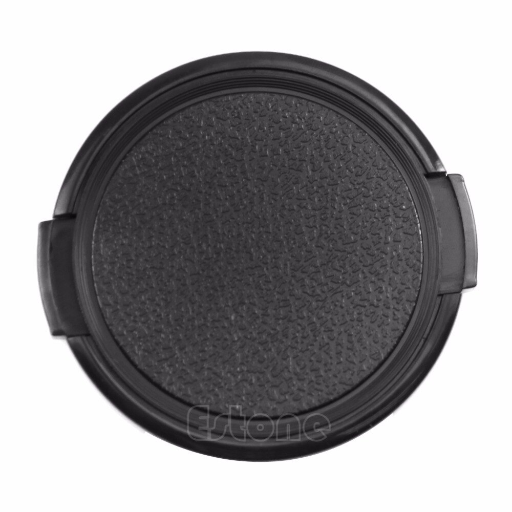 1 PC noir 49mm Snap sur le capuchon de l'objectif avant pour Canon Pentax Sony SLR DSLR caméra DC