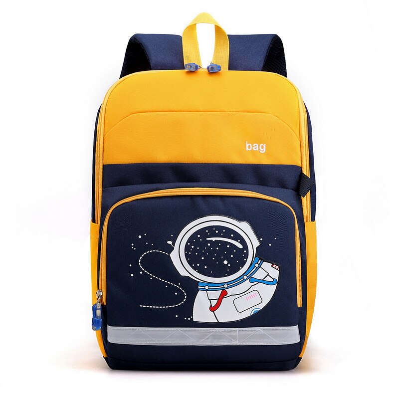 Orthopädische Schule Rucksack Für Junge Kinder Wasserdicht Schul Set Mädchen Schul Kinder Buch Tasche Bleistift Taschen Kinder Mochila: Yellow