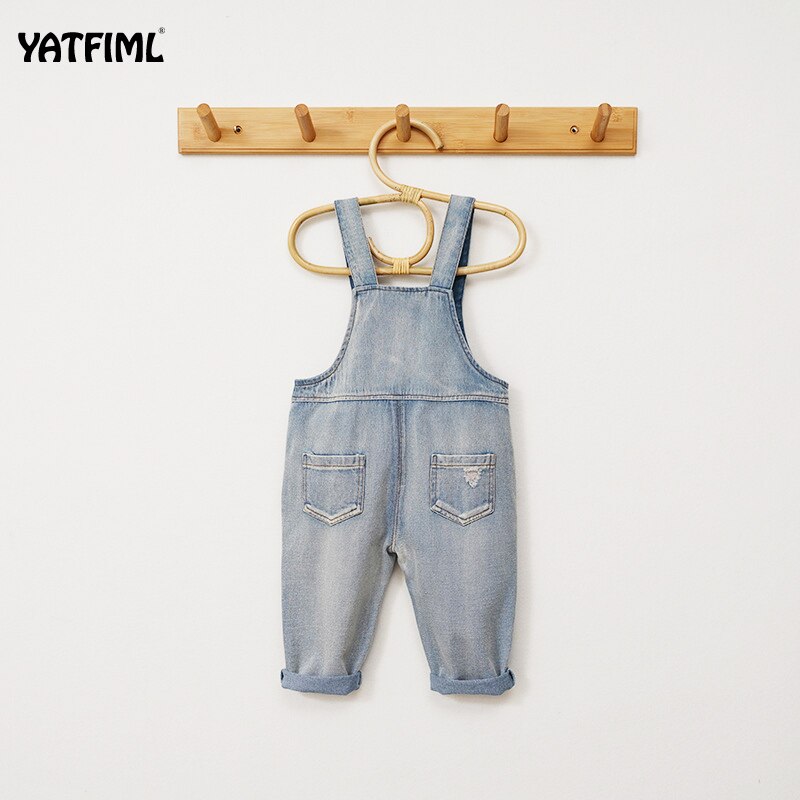YATFIML – combinaison en jean arc-en-ciel pour bébé, salopette de printemps pour garçons et filles, pantalons longs pour enfants