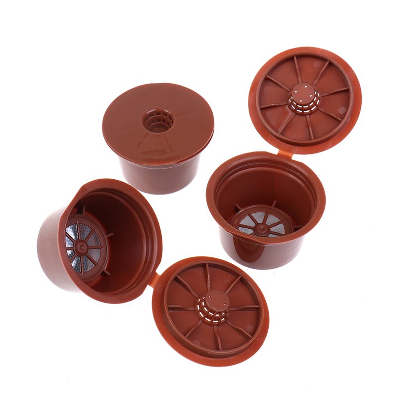 3PCS Reusable Coffee Capsules For Caffitaly Refillable Coffee Pods Plastic Fit For Caffitaly Coffee Filter
