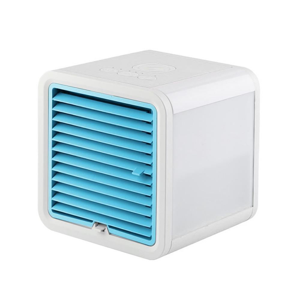 Vifte luftfukter mini klimaanlegg kjølevifte for bil soverom hjemme artic cooler bærbar 300ml vanntank tre-hastighets vind