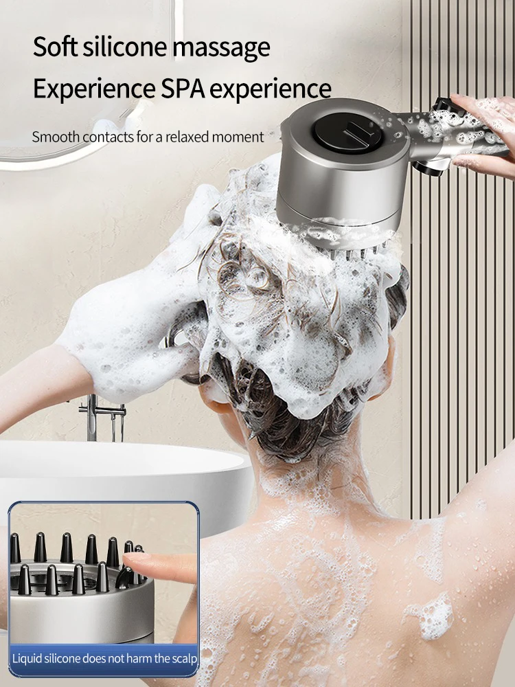 Hogedruk Douchekop 6-In-1 Multifunctionele Douche 3 Modi Draagbare Douche Artisjokken Met Filter Badkameraccessoires