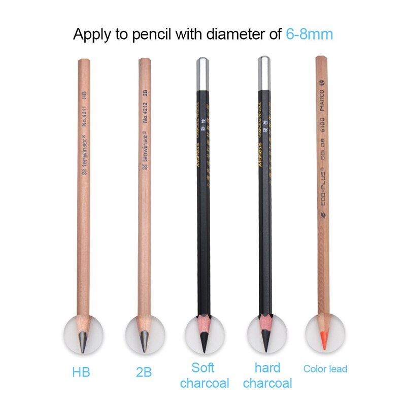 Electric Auto Pencil Sharpener Press Switch Pencil Sharpener for Color Pencil School Office Home Stationery