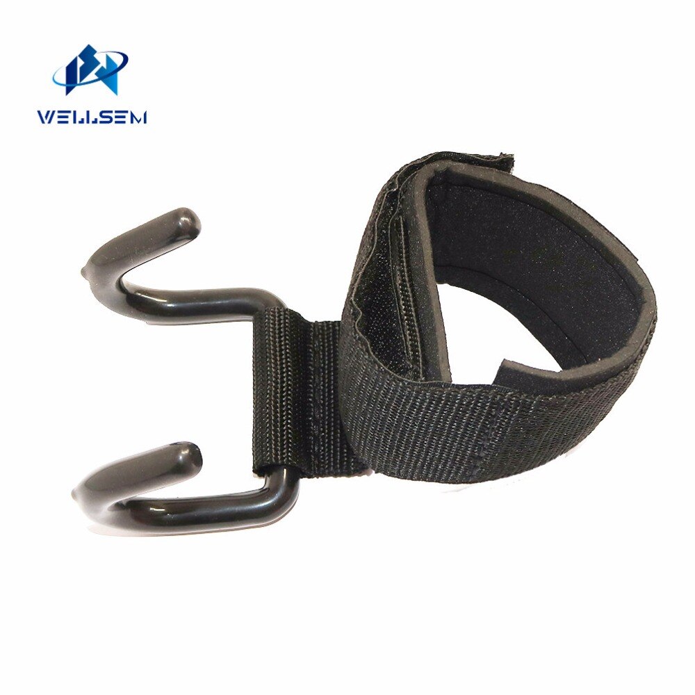 Correas de acero para levantamiento de pesas, agarres fuertes para entrenamiento de fuerza, gimnasio, Fitness, negro, soporte para muñeca