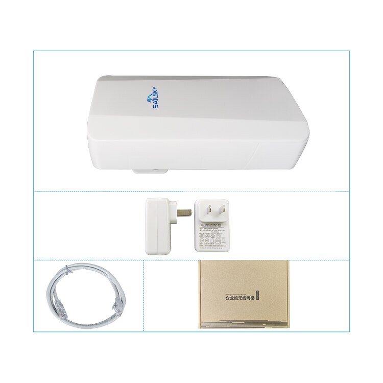 Sailsky SY200 300mbps 2.4ghz 14dbi 1KM Punt Om Multipoint Draadloze Brug Poe Draadloze Access Point Wifi brug Cpe Outdoor