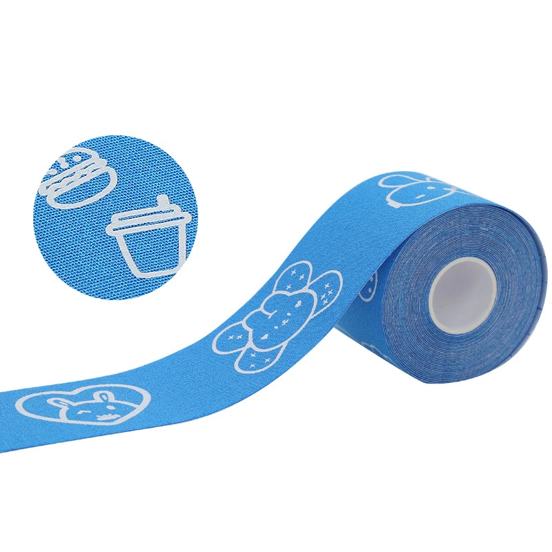 Bande de kinésiologie athlétique en coton élastique coloré, bande de protection des muscles du genou et des épaules, pour la récupération et le soulagement de la douleur: GREEN