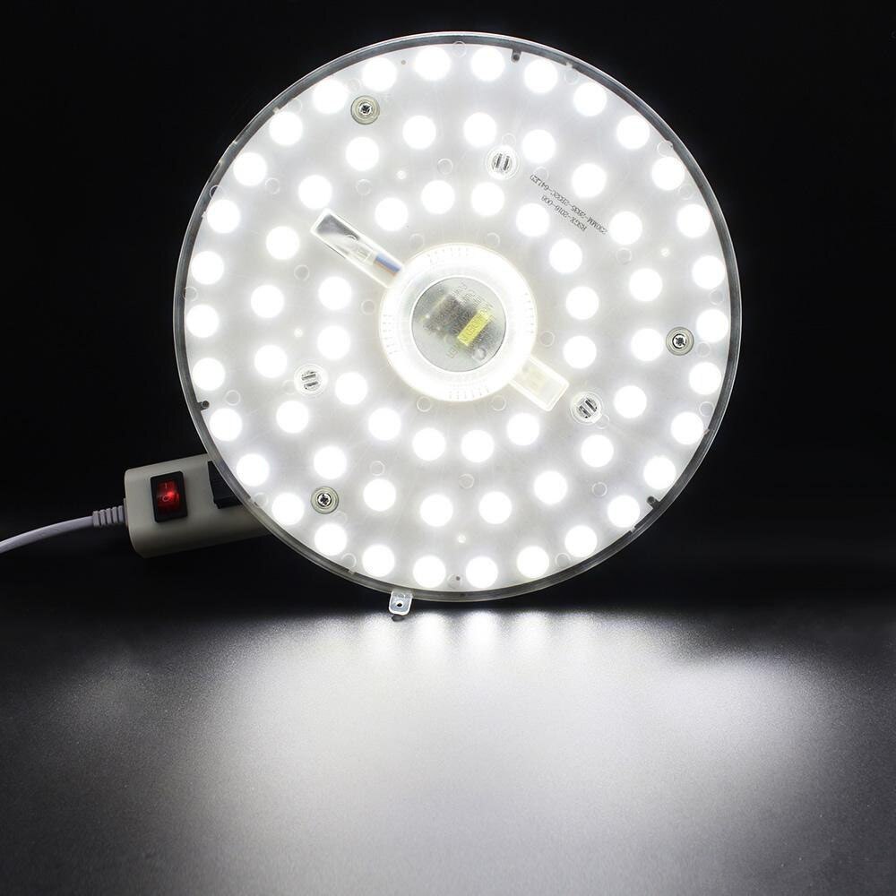 Led Panel Cirkel Ring Licht SMD2835 12W 18W 24W 36W Led Ronde Plafond Decoratie Plafondlamp ac 220V 230V 240V Downlight: Cold White / 36W