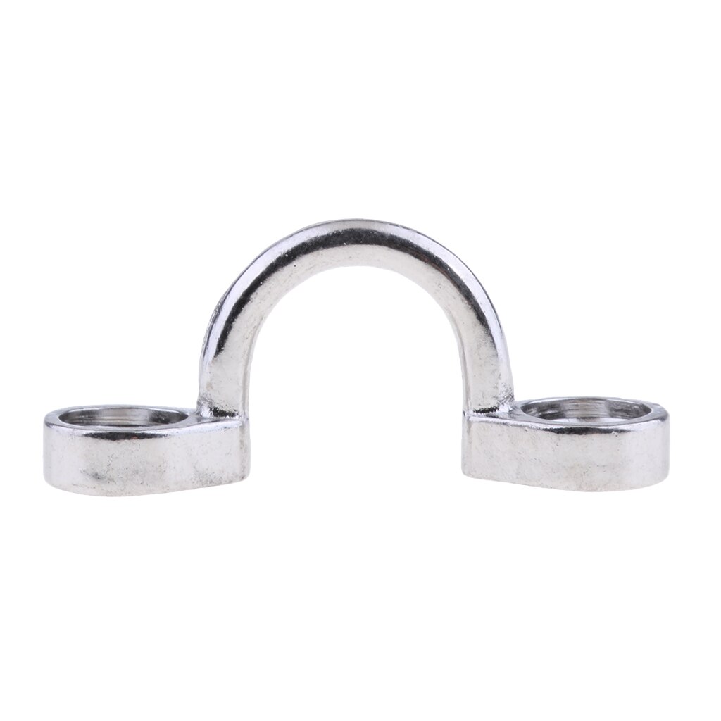 1Pc Zilver Rvs Dek Loop Tie Down Pad Eye Band Voor Boot Rigging