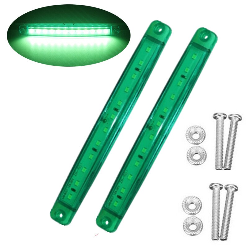 2PCS LED Light Truck 24v LED Marker Lights Ramp Trailer Lights Parking Lights Side Marker Lighting Truck LED 24v