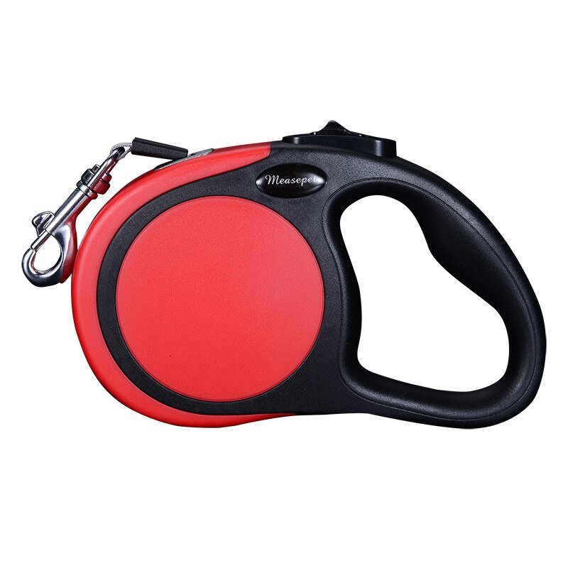 5M 50KG Pet Retractable Leash ABS Large Medium Dog Automatic Walking Leash Lead: JF021 Red