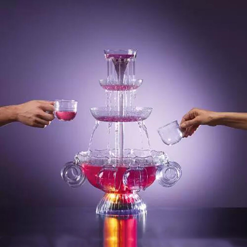 Juice And Wine Fountain,Cocktail Fountain Machine,Party Fountain 110V/ 220V Wine Fountain Wine Export Machine Chocolate Fountain