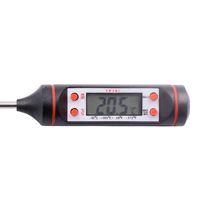 Tipo de agulha de saída de ar condicionado do carro lcd medidor digital verificar termômetro de cozinha faixa menos 50 a zero acima de 300 graus ferramentas