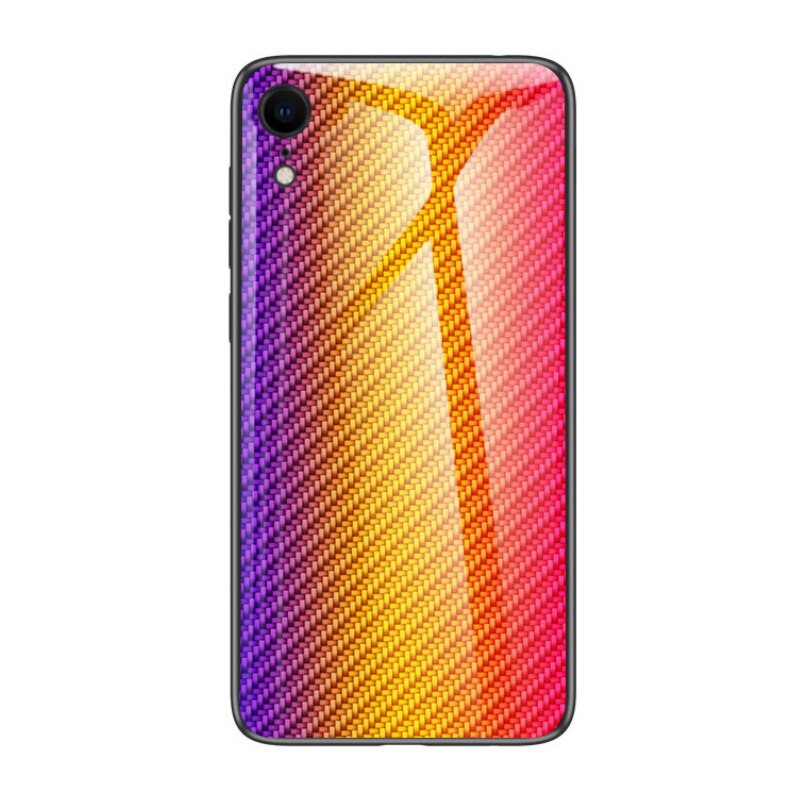 IPhone11 6/pro tutto-compreso cassa del telefono mobile di colore in fibra di carbonio modello di copertura protettiva tutto-compreso dipinto 6S78 cassa di vetro