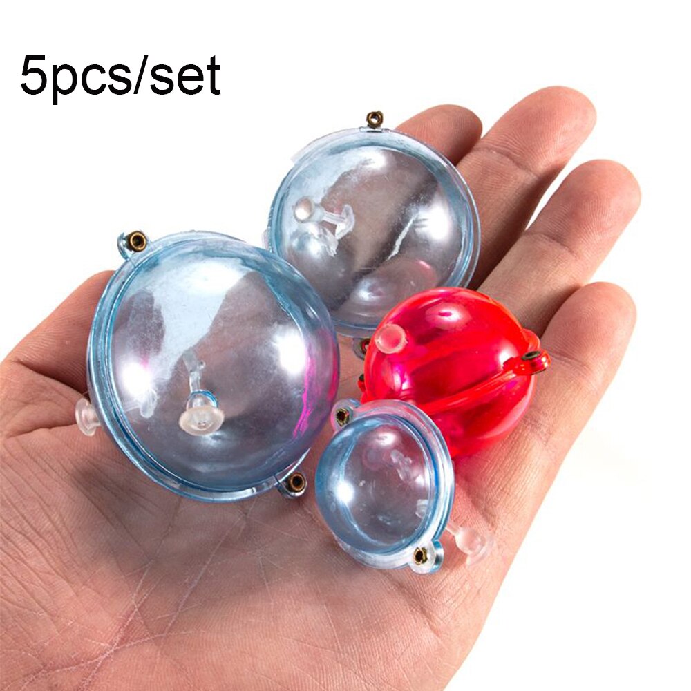 5PCS Plastic Fishing Float Balls Sea Fishing Bubble Floats Tackle Water Ball Hollow Balls Fishing Accessory 25/32/40/47mm