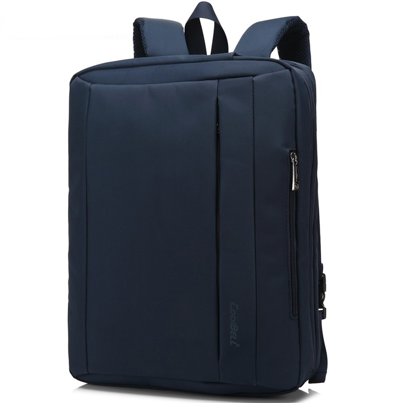 Coolbell 15.6/17,3 Zoll Laptop Rucksack für Männer Frauen Multifunktions tragbare Laptop tasche wasserdichter Geschäfts reise Rucksack: 20 Zoll / Schwarz