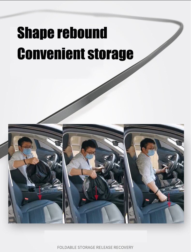 Car Heated Windshield Sunshade For VOLVO XC40 XC60 S60 S90 Window Windscreen Cover Auto Sun Visor Solar Protection