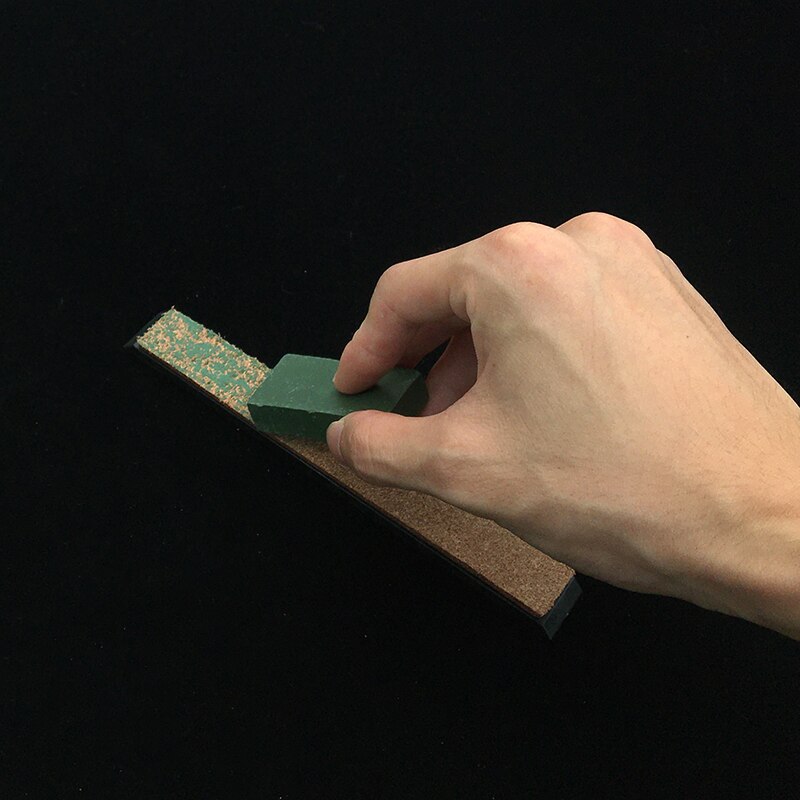 polishing paste tools sharpening stone water Whetstone Accessories bamboo base Correction Stone Razor cowhide leather article