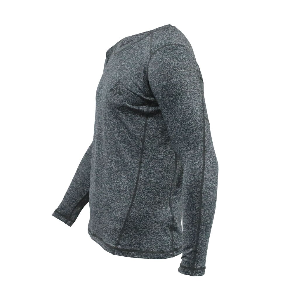 Camiseta de manga larga de secado rápido para hombre, camisa atlética con absorción de humedad, excelente ELITE, camisas deportivas, Otoño e Invierno