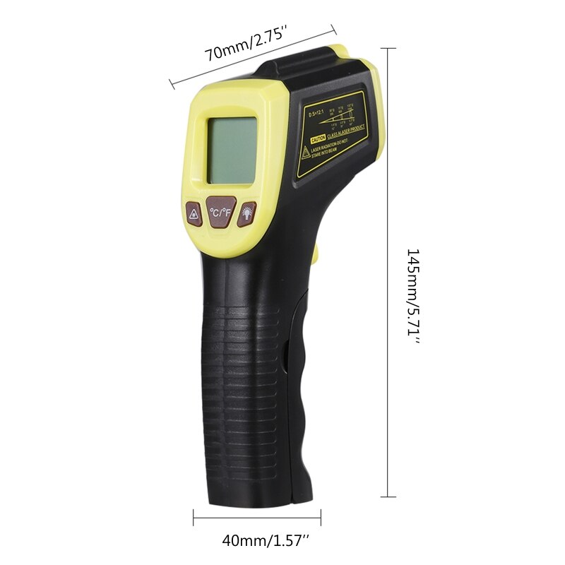 600℃ /1112℉ Pyrometer GM320S Infrared High Temperature Thermometer Industry
