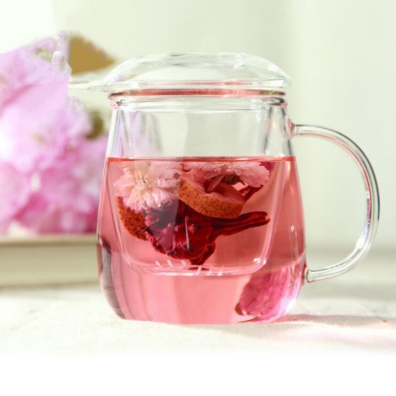 Handmade Glass Small Teapot with Tea Filter Simple... Grandado