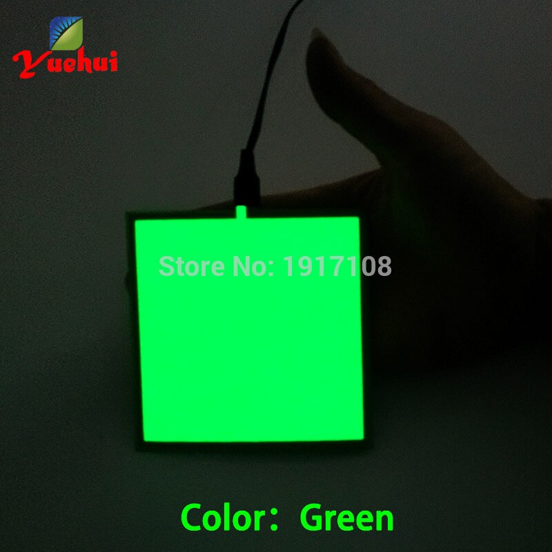 6colors for choosing10X10CM el sheet el panel el backlight for car,house,party,dispaly, Glow Party Supplies: Green