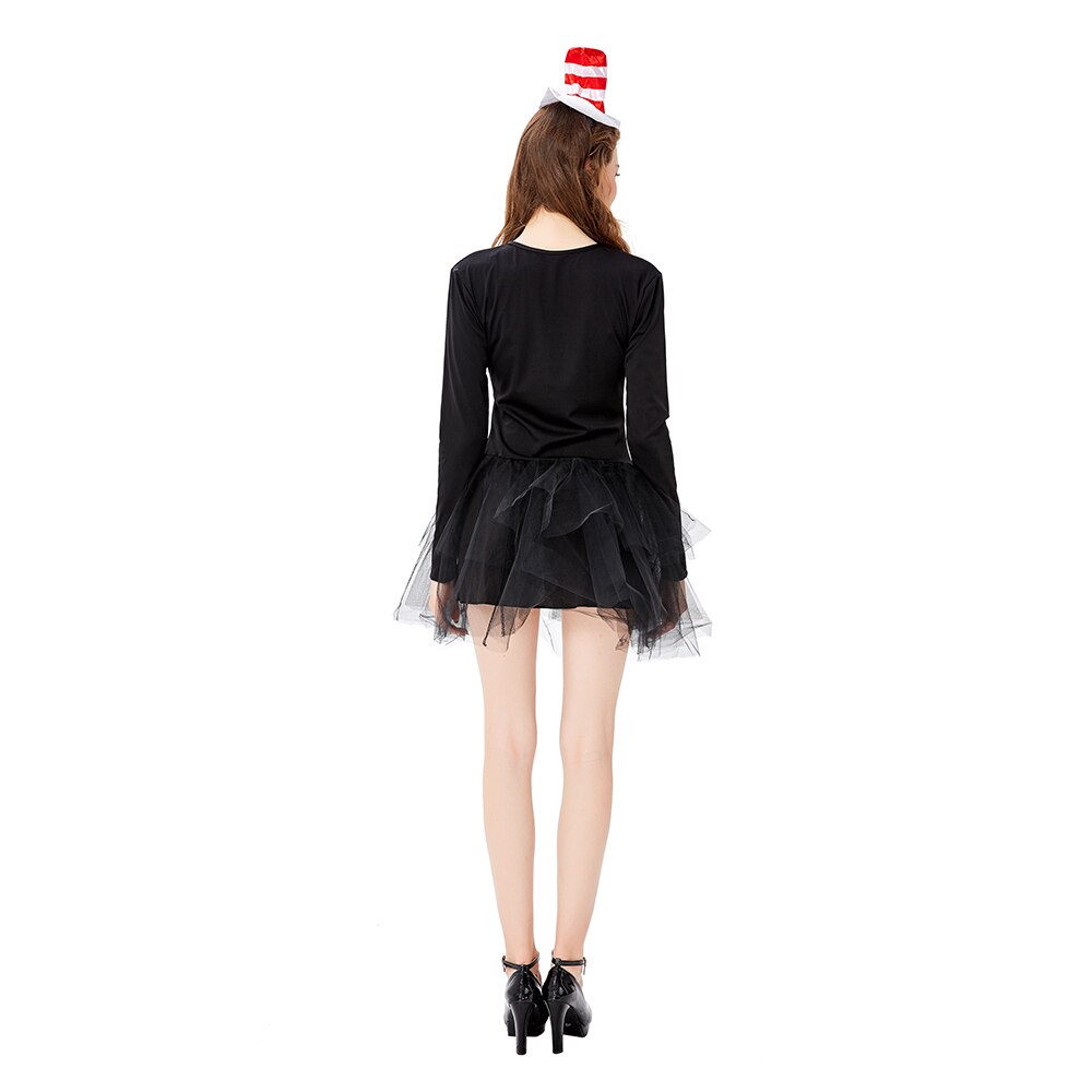 Women Magician Costume Dress Adult Woman Stage Performance Host Fancy Dress Up Uniform
