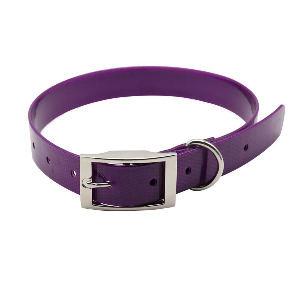 Huisdier Halsband TPU + Nylon Verstelbare Kraag Voor Kleine Grote Honden Kraag Training Outdoor Comfortabele Ketting Voor Huisdier Product: Purple / L