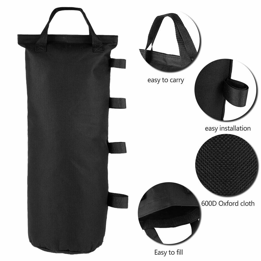 4 st utomhus camping tält sandpåse kapell vikter sandsäck oxford vindtät fixering sandsäck tält leggings tillbehör ingen fyllning