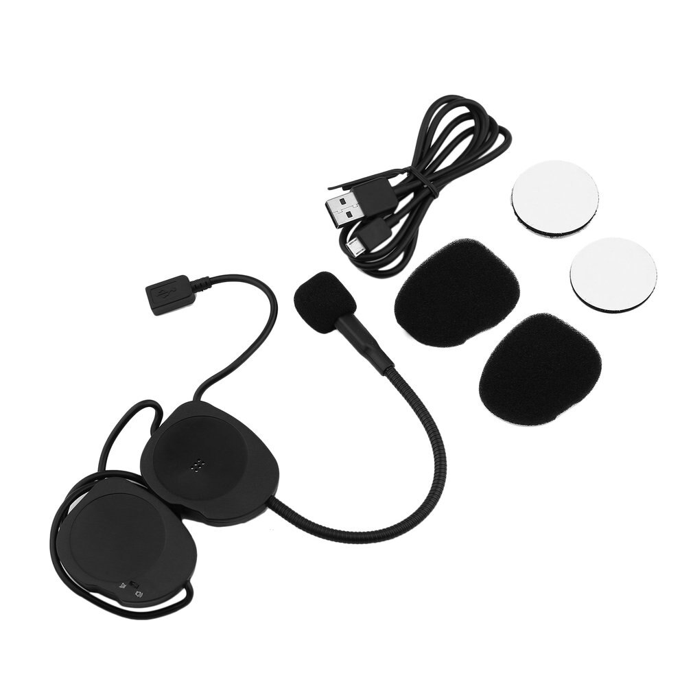 Universal Motorcycle Intercom Audio Music Helmet Headset Call Versatile