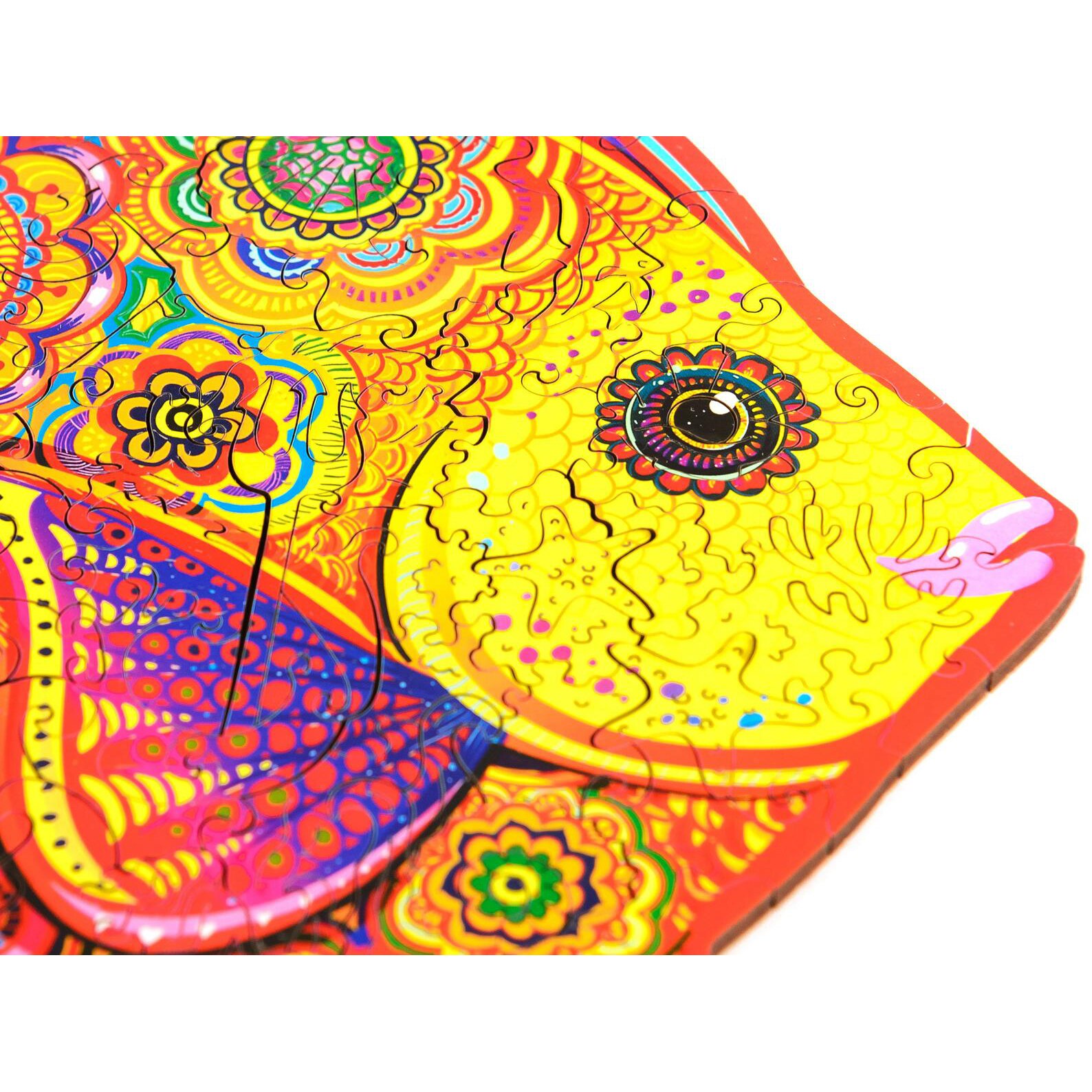 Verleidelijke Vos Houten Puzzel Voor Kinderen, Peuters En Volwassenen, Dier Houten Puzzel Challenger Moeilijkheid