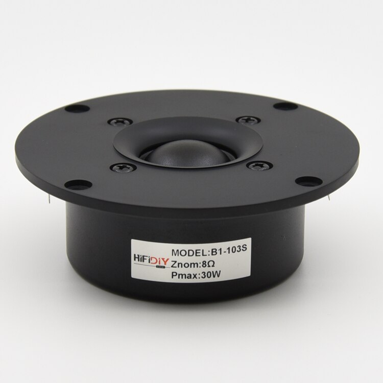 HIFIDIY LIVE hifi 4 inch Tweeter Luidspreker zwarte Zijde membraan 8 OHM 30 w plastic 103mm Treble Luidspreker b1-103S