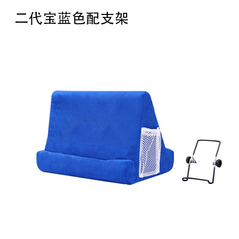 Support de coussin multi-angles pour ipad, Smartphones, tablettes, livres, liseuses, Magazines, disponible en 7 couleurs: Royal Blue 02