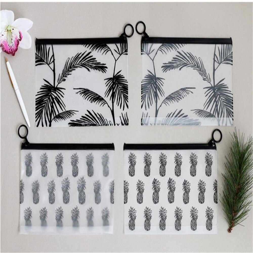 Travel wash bag with transparent waterproof toilet shower bag