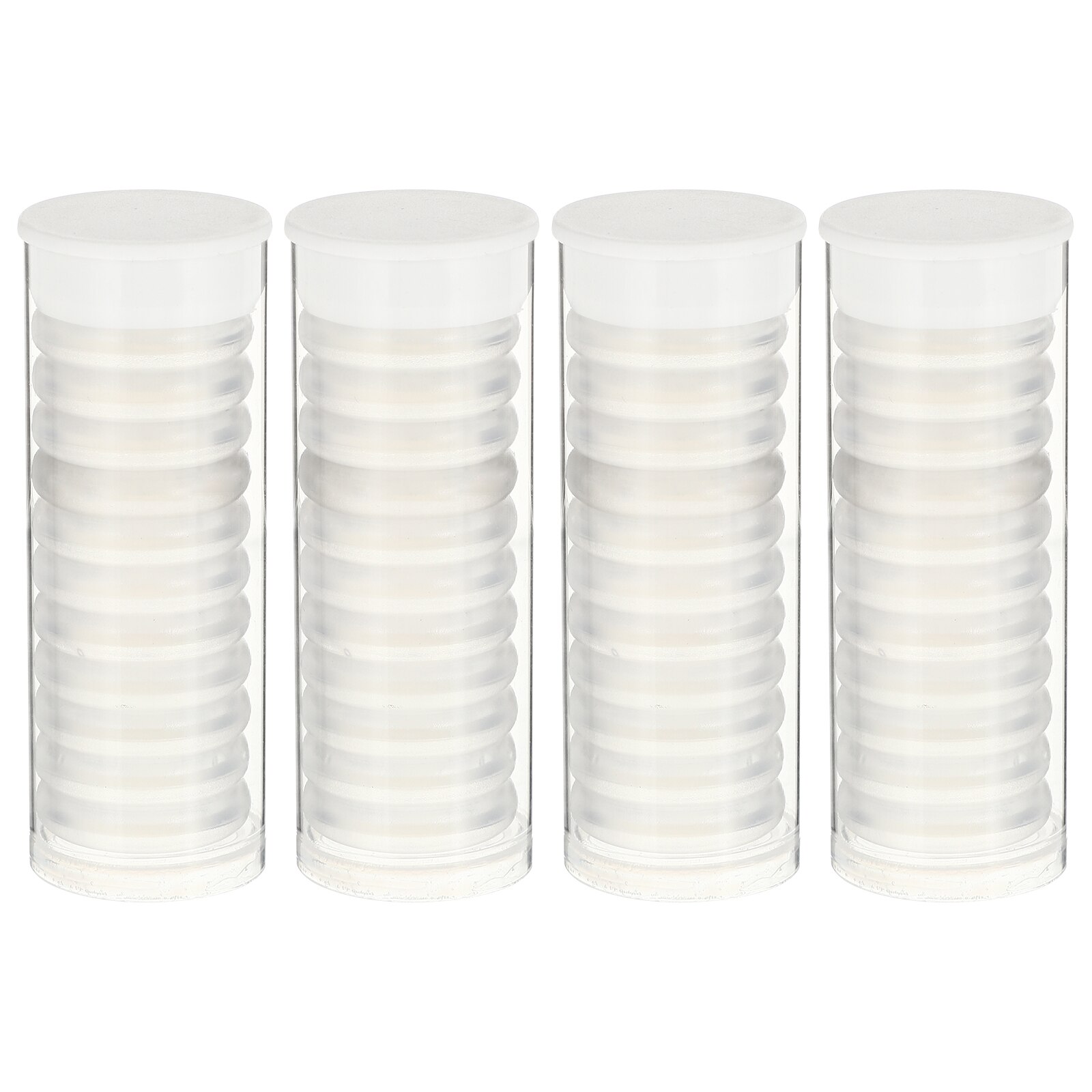 44 Stuks Binding Discs Boek Bindmiddel Discs Loose Leaf Binder Ring Discbound Uitbreiding Schijven Voor Studenten Kantoor: White2.5x2.5cm