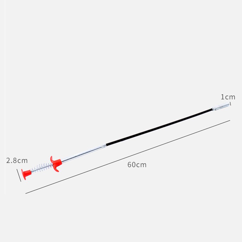 Sewer Pipe Dredging Extractor Flexible Grabber Claw Reacher Tool Drain Clog Remover Cleaning Tool For Sewer Sink Toilet Drains