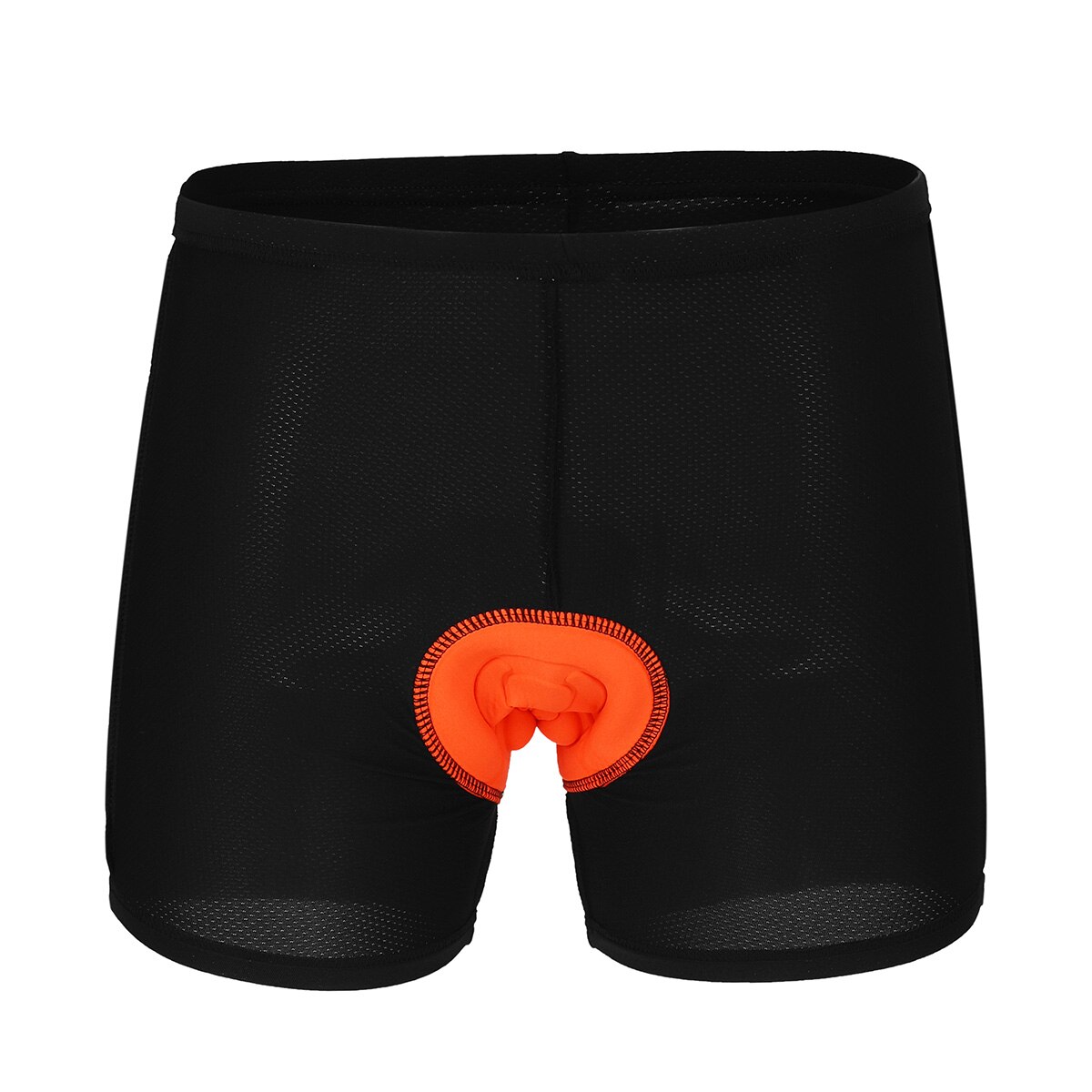 Mænd komfortable cykel cykelbukser undertøj silikone gel 3d polstret undertøj cykel cykel korte bukser udendørs sportsbeklædning: Orange / S