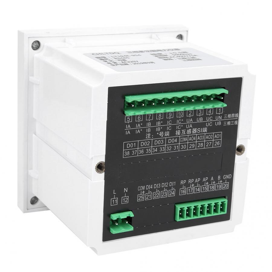 96-UIF Multi-Funktion Meter 3 Phase Digital Anzeige Volt Ampere Frequenz Messung Meter Voltmeter Amperemeter