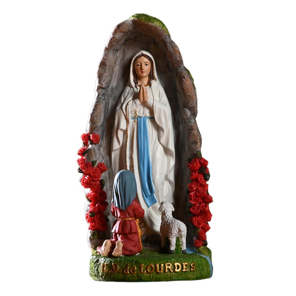 8 "sainte sainte vierge marie Statue Sculpture chrétienne jésus Christ Figure de mariage noël maison décors ornements