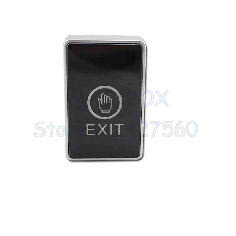 DC12V Touch Pad Door Entrance Guard Exit Release Push Button Switch LED Light