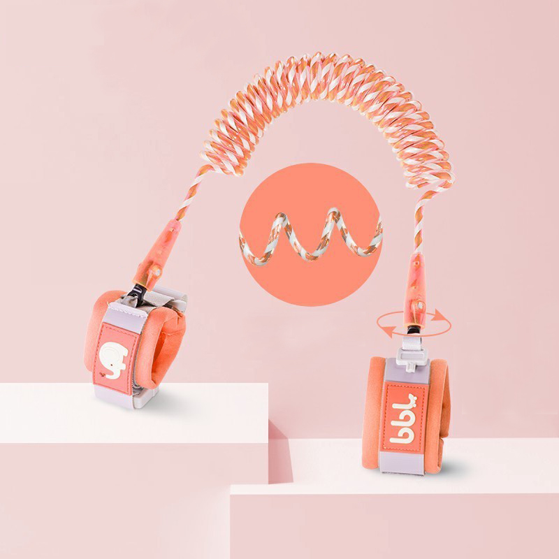 Anti Lost Wrist Link with Magnetic Induction Lock Toddler Wrist Leash for Kids Child Safety Harness Baby Proofing Wristband: Orange / 2m