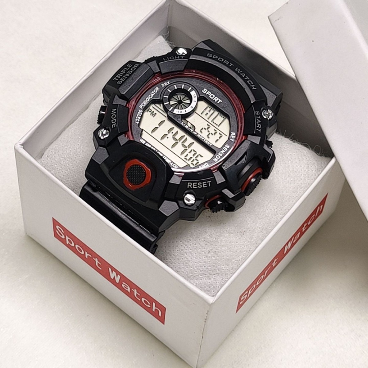 Reloj para niños y estudiantes Escuela primaria y secundaria Relojes despertadores para niños y niñas Reloj electrónico deportivo con luz nocturna para niños: Rosa