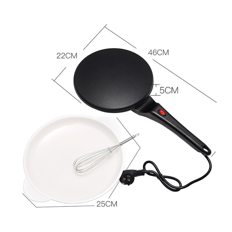 Elektrisk crepe maker pizza pandekage maskine non-stick gitter bagning pan kage maskine husholdning køkken køkkenredskaber 220v