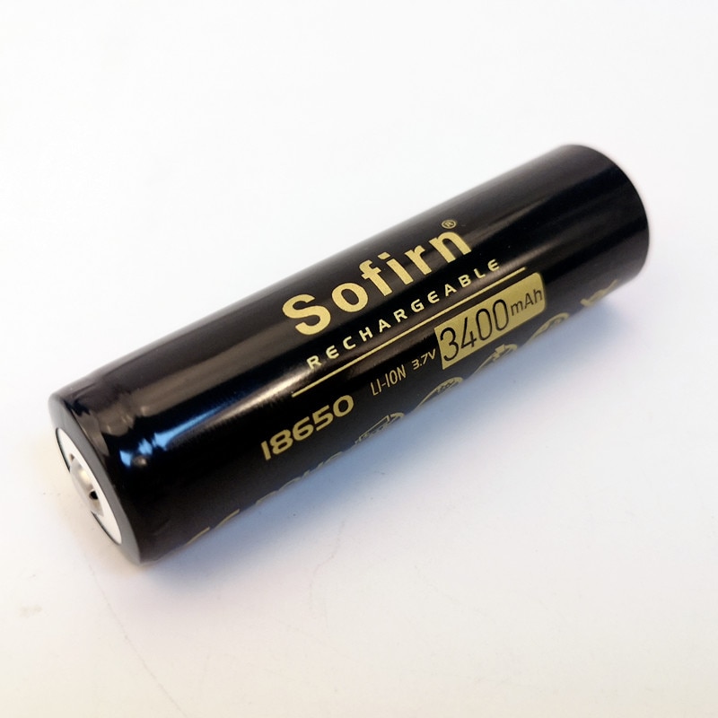 Sofirn 18650 Battery 10A Discharge 3.7V 3400mah 18650 li-ion Battery 18650 Cell Rechargeable batteries