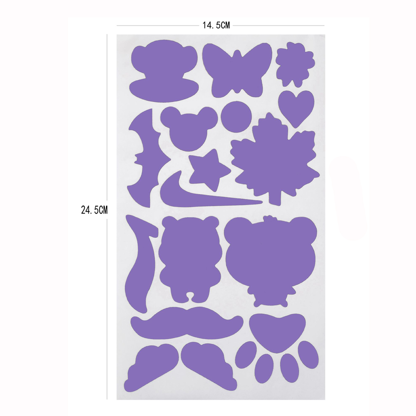 Selbst-Klebstoff Flecken Tuch Aufkleber Dekoration Nylon Kostenloser schneiden DIY Reparatur Unten Kleidung Jacke Regenmantel Appliqued Löcher Reißen: Purplenocut