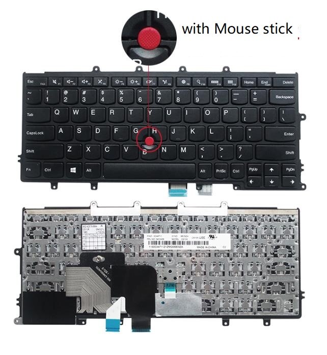 US Keyboard for Lenovo IBM Thinkpad X230S X240 X240S X250 X260 X260S X250S X270: Mouse stick
